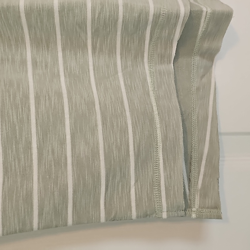 NWT Three Bird Nest Dreamy Daze Striped Sage Green Women's Top - Picture 11 of 16